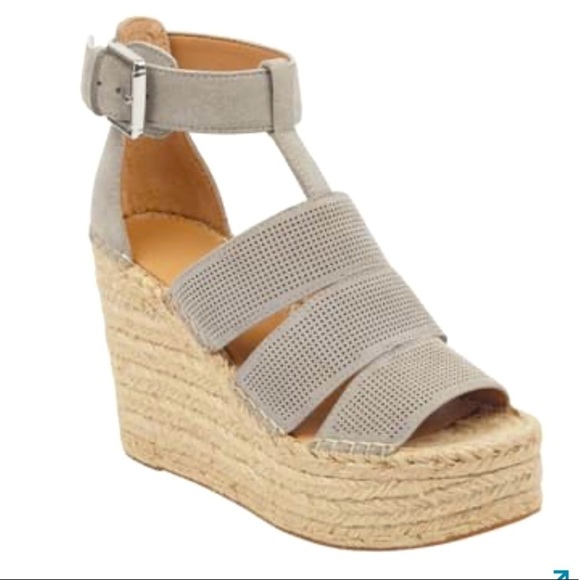 Marc Fisher Adore Espadrille Platform Wedge Sandal - Picture 1 of 16